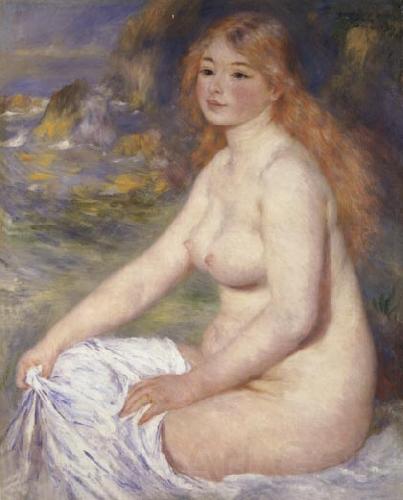 Pierre Renoir Blonde Bather France oil painting art